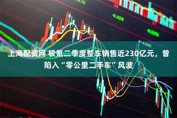 上海配资网 极氪二季度整车销售近230亿元，曾陷入“零公里二手车”风波